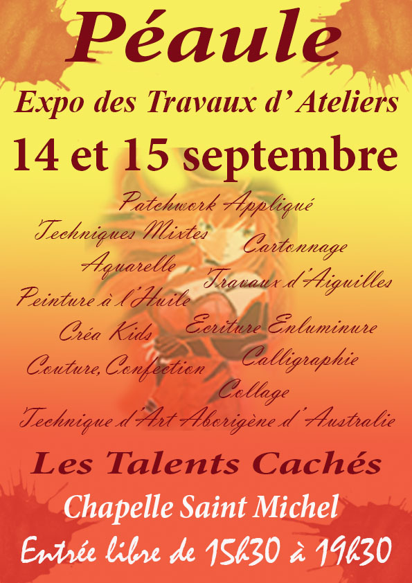 affiche expo d'ateliers 2019